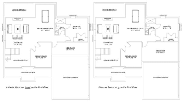 Hillside - Side Load Garage - dream book home plans